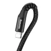 Baseus spiraalikaapeli Lightning 1m 2A (musta)