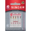 SINGER ompelukoneen neulat Universal ASST 5PK — sekalaiset koot kudotuille kankaille