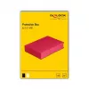 Suojakotelo DeLOCK 18374 3,5 tuuman HDD:lle punainen