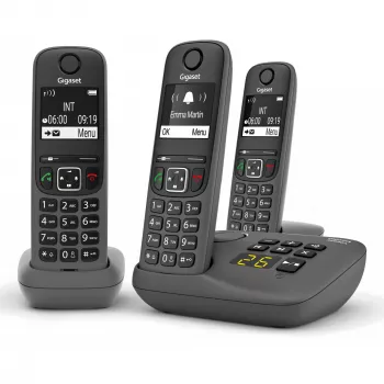Analoginen/DECT-puhelin Gigaset AE690A numeronäyttö langaton 3 luuria