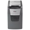 Rexel Optimum AutoFeed+ 130X asiakirjasilppuri ristileikkaus 55 dB 22 cm musta, hopea