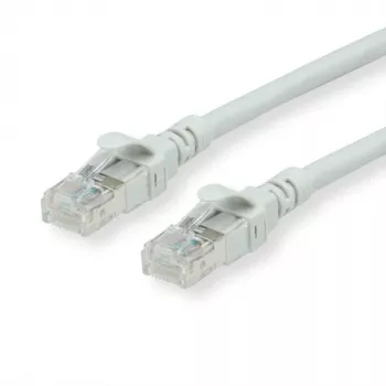 Verkkokaapeli ROLINE CAT.6a S/FTP Connector S-STP 0,5m harmaa
