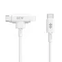 HYPER HyperJuice USB-kaapeli USB 2.0 1,5 m USB-C USB-C/Lightning valkoinen