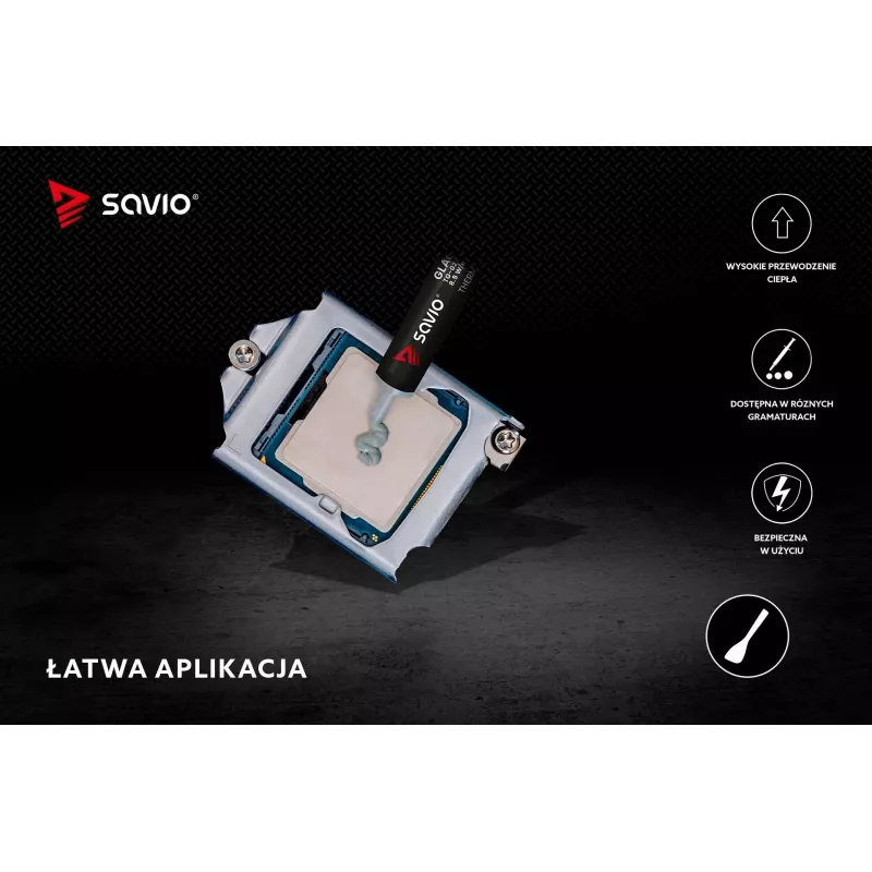 Lämpötahna SAVIO TG-02 8,5 W/mK 2 g