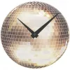 NeXtime kello 5172 Little Disco, Ø20 cm, seinäkello, hopea
