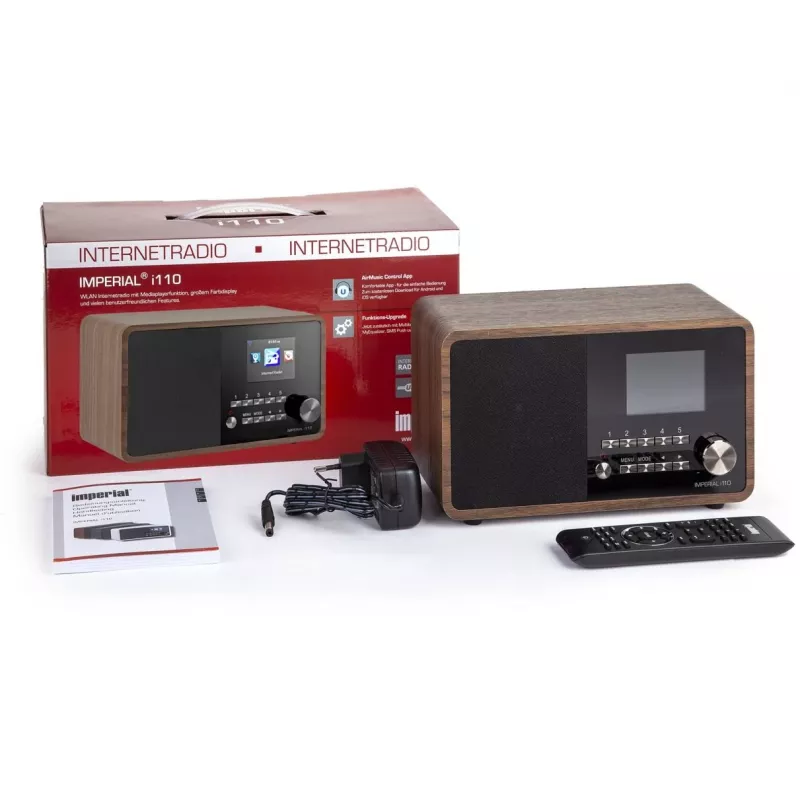 Imperial DABMAN i110 WLAN-internetradio, puujäljitelmä