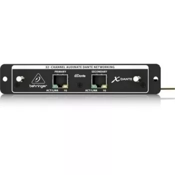 Laajennuskortti Behringer X-DANTE X32:lle — Dante-verkkoaudio 32 kanavaa