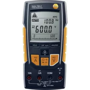 Testo digitaalinen yleismittari TRMS AC+DC 600 VAC 600 VDC 10 ADC (TESTO 760-2)