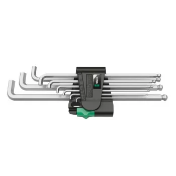 Wera 950/9 Hex-Plus 4 kuusiokoloavainsarja, metrinen, kromattu