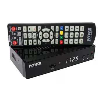 TV-vastaanotin WIWA H.265 MAXX — DVB-T / DVB-T2 -digiviritin H.265 (HEVC) -tuella