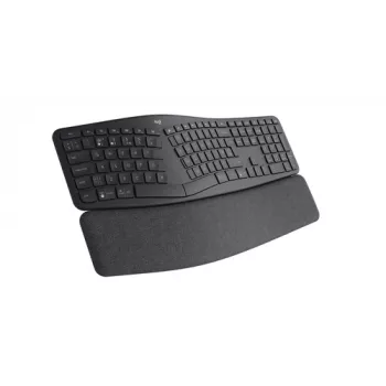 Logitech ERGO K860 Split -näppäimistö yrityskäyttöön - näppäimistö - langaton - Bluetooth LE - QWERTY - GB - grafiitti (920-010351)