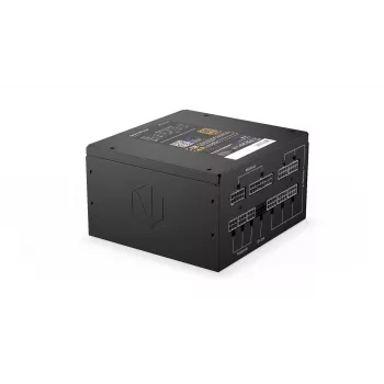Virtalähde ENDORFY Supremo FM6 850 W, 24-pin ATX, täysmodulaarinen, 80 PLUS Gold, 120 mm tuuletin, musta