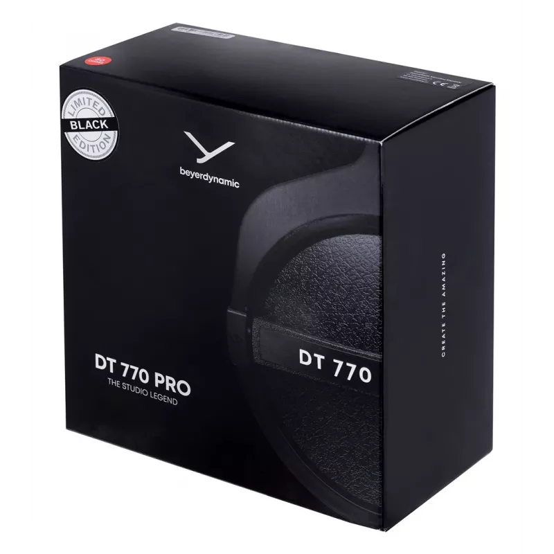 Beyerdynamic DT 770 Pro 80 Ω musta Limited Edition - suljetut studiokuulokkeet