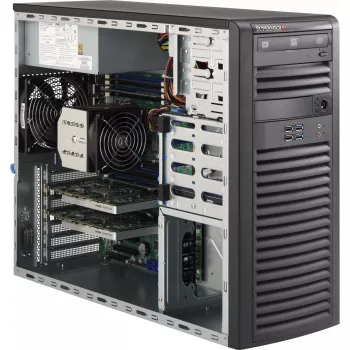 Supermicro SuperChassis 732D4-903B tornipalvelinkotelo, E-ATX, 900 W, musta, USB/ääni