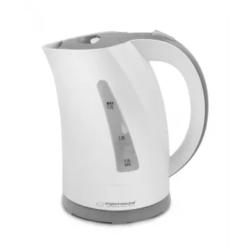 Vedenkeitin Esperanza 1,7 l 2200 W harmaa valkoinen