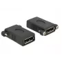 DisplayPort-sovitin DeLOCK DisplayPort 1.1 F-F musta