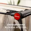 Kuivausteline VILEDA Infinity Flex Ultimate Teleskooppi — musta, pinnoitettu alumiini, 30 m kuivausala, taitettava, rullat
