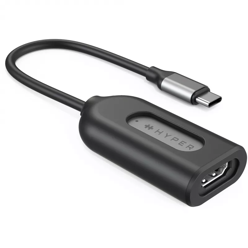 HYPER HD-H8K USB Type-C HDMI ruostumaton teräs