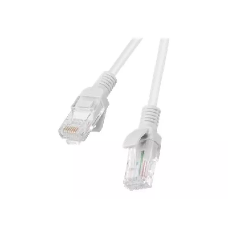 LANBERG Cat6 U/UTP RJ-45 verkkokaapeli PCU6-10CC-0100-S, 1 m, harmaa