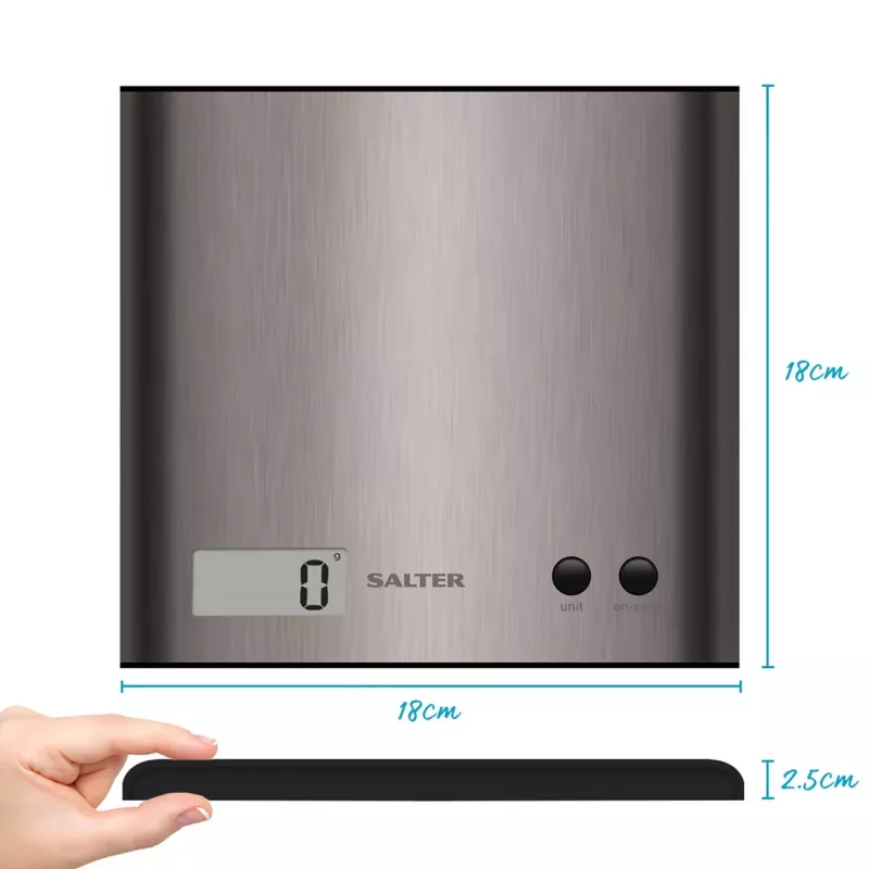 Keittiövaaka Salter 1087 SSDRCEU16 Pro hopea