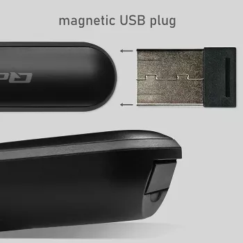 Laserosoitin-esityskaukosäädin 4in1 USB 3.0 2,4 GHz 30 m