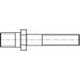 Kierteitetty tappi M8 GESIPA FireBird 1435063, M8-kierreliitos