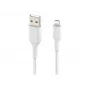 Belkin BOOST CHARGE - Lightning-kaapeli - Lightning uros - USB uros - 3 m - valkoinen - Apple iPad/iPhone/iPod (Lightning)