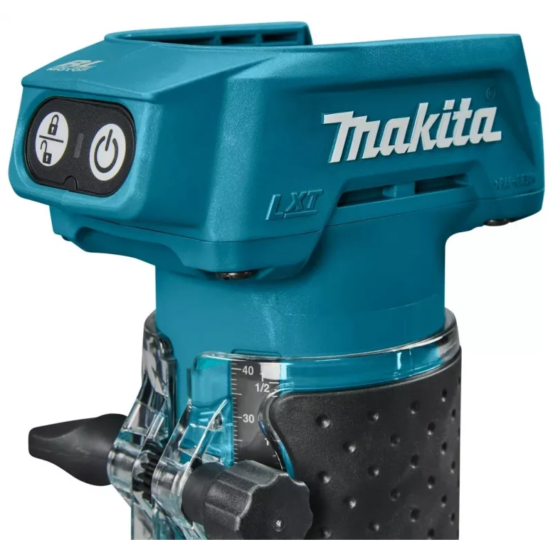 DRT52Z Makita 18V LXT akku-harjaton yläjyrsin 6 mm (1/4