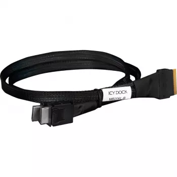 Sisäinen SAS-kaapeli RAIDSONIC MB206L-B ohut 50 cm SAS 8i - OCuLink 4i