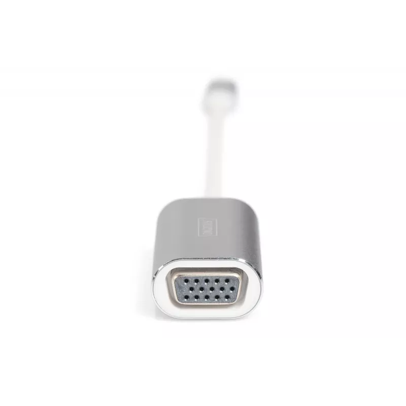 DIGITUS DA-70837 VGA-sovitin 1080p FHD – USB 3.0 Type-C, alumiini