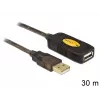 USB-kaapeli DeLOCK 30 m USB2.0 USB A musta