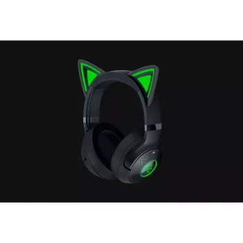 Kuulokkeet Razer Kraken Kitty V2 BT — langaton Bluetooth, korvan peittävä, panta, 20–20000 Hz, 325 g, musta