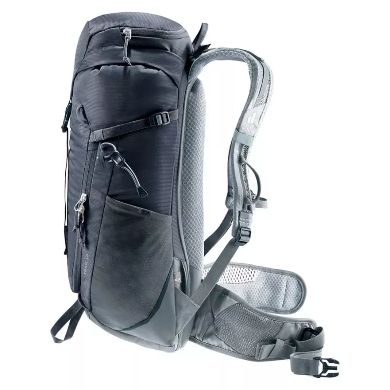 Reppu DEUTER Trail 18 I — päiväreppu, 18 L, musta/schiefer