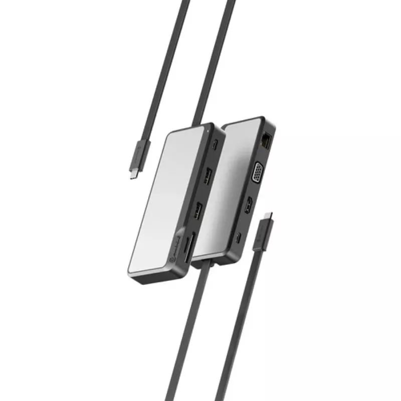 ALOGIC Fusion Pro TOUR FUPHDVG1 USB-C 8-in-1 kompakti telakointiasema