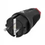 ABL Expert Schuko-pistoke 100000043 (TPE) musta sv IP44 3x2,5 (100000043)