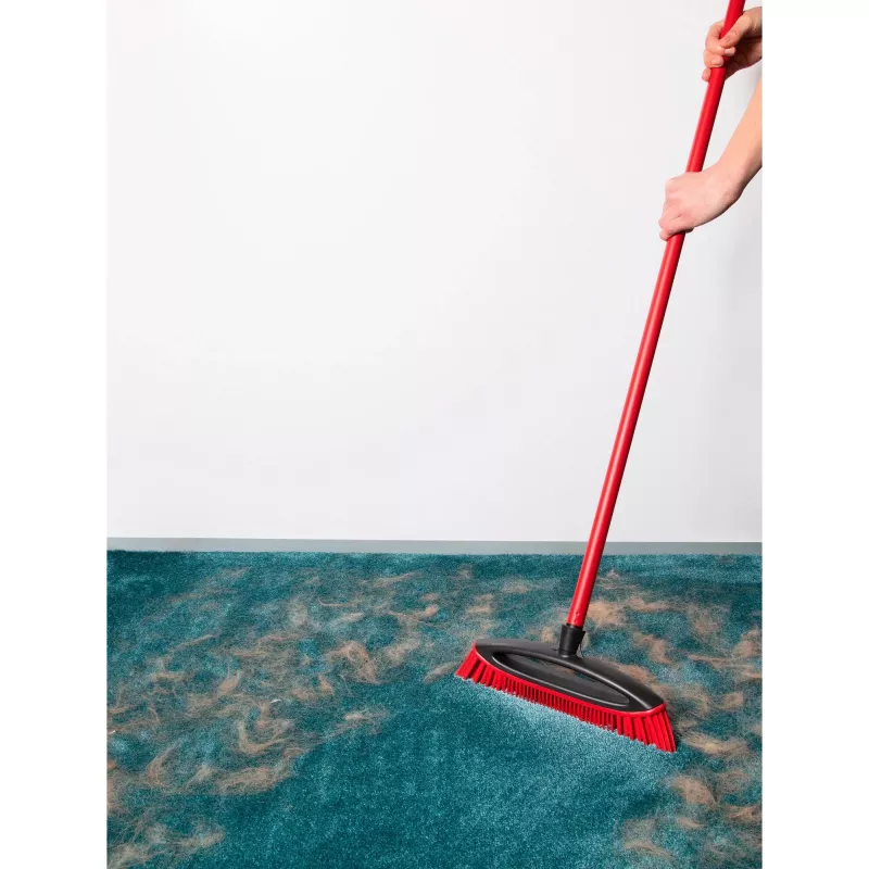 Luuta VILEDA Pet Pro ALWAYS CLEAN ergonomisella punaisella varrella, kevytrakenne