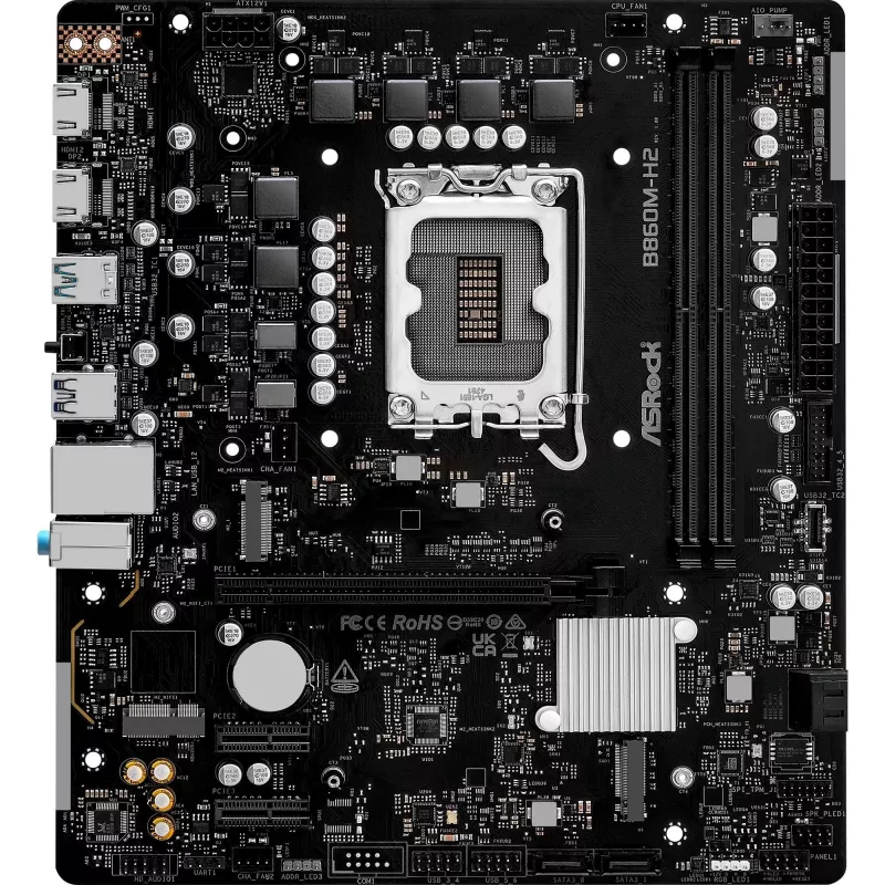 ASRock B860M-H2 DDR5 LGA1851 Micro-ATX emolevy