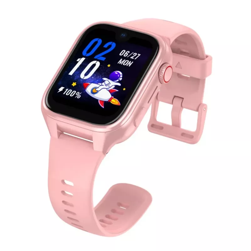 Älykello Stelio Junior Pro AI 4G ST-SWJ102-PK — lasten 4G-kello, pinkki