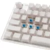 Ducky One 3 TKL näppäimistö, pelikäyttöön, USB, QWERTY, englanti, valkoinen
