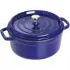 Valurautainen pata Staub 26 cm pyöreä, tummansininen