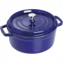 Valurautainen pata Staub 26 cm pyöreä, tummansininen