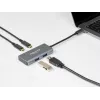 USB-keskitin DeLOCK ulkoinen USB 10 Gbps USB Type-C -keskitin 63260