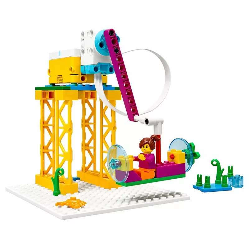 LEGO Education SPIKE Essential Set A+ 45345 – oppimisrobotiikka- ja ohjelmointirakennussarja, 449 osaa, 6 vuodesta alkaen