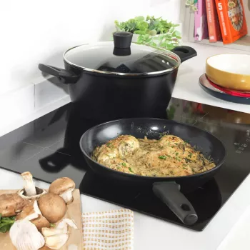 Paistinpannu Russell Hobbs 28 cm Thermocollar RH03255EU7, tarttumaton pinnoite, lämpöindikaattori
