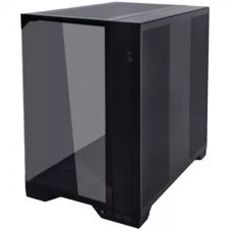 Lian Li O11 Vision Compact -PC-kotelopaketti + 3x UNI FAN SL-INF 120 Reverse Blade -tuuletinta - musta