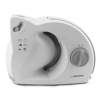 Sähköinen yleisleikkuri ESPERANZA EKM017W — 150 W, 17 cm ruostumaton terä, suurin leikkuupaksuus 15 mm, ruostumattoman teräksen värinen, muovikotelo