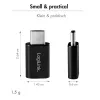 LogiLink BT0048A USB-C Bluetooth 5.3 -sovitin, 20 m kantama, musta