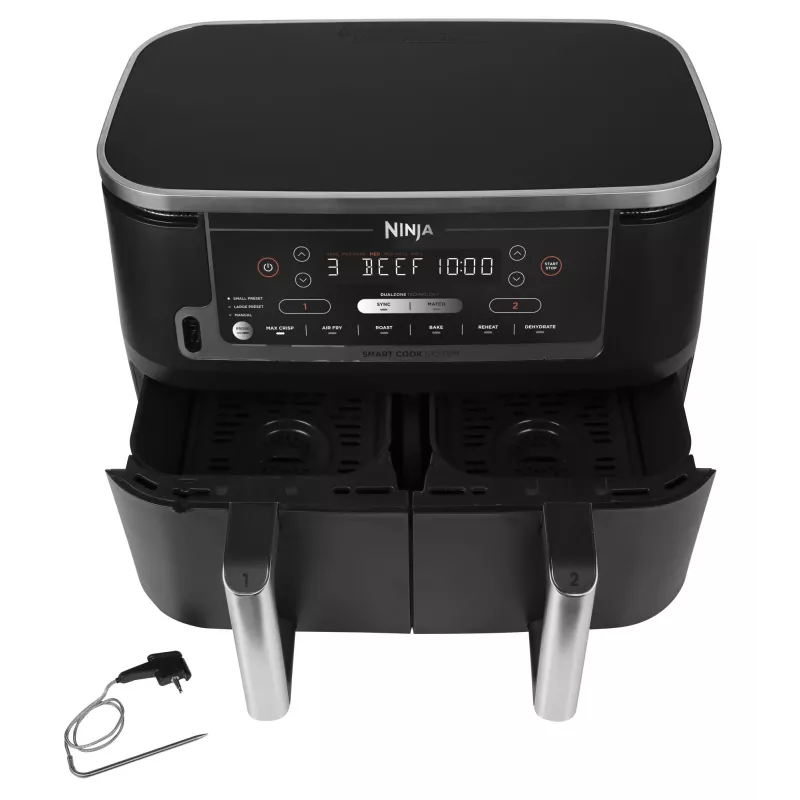 Ninja AF451EU kuumailmafriteerauskeitin Single 9,5 L 2470 W musta