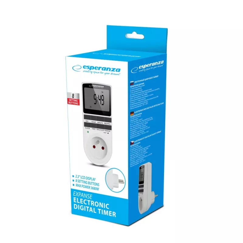 Esperanza ELA101 elektroninen digitaalinen ajastin