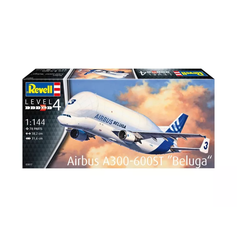 Revell 1/144 mittakaava Airbus A300-600 kpl Beluga rakennussarja